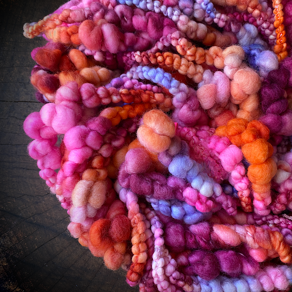 Le temps des fraises Art yarn