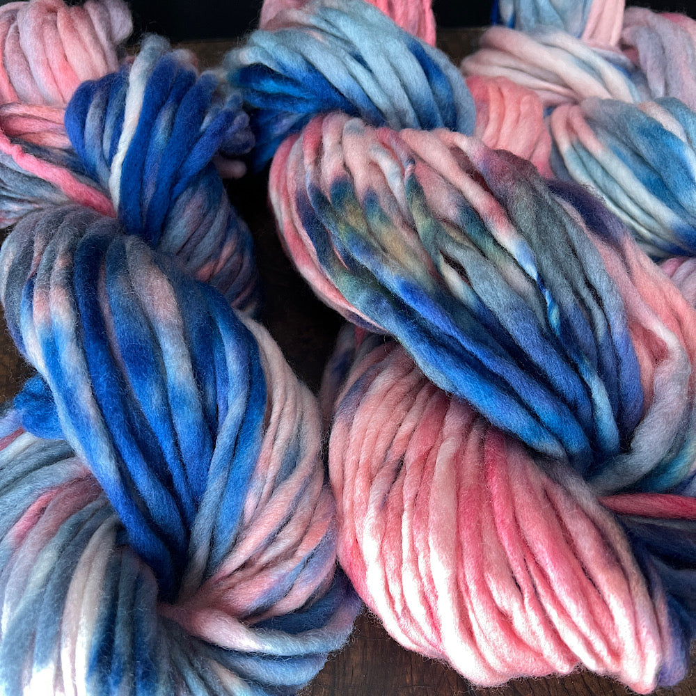 Fluffy yarn set of 3 skeins
