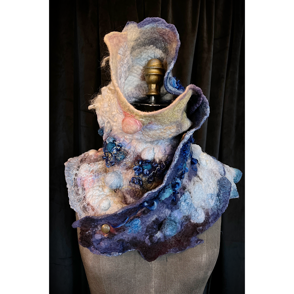 2022 Landscape serie  - felted scarf