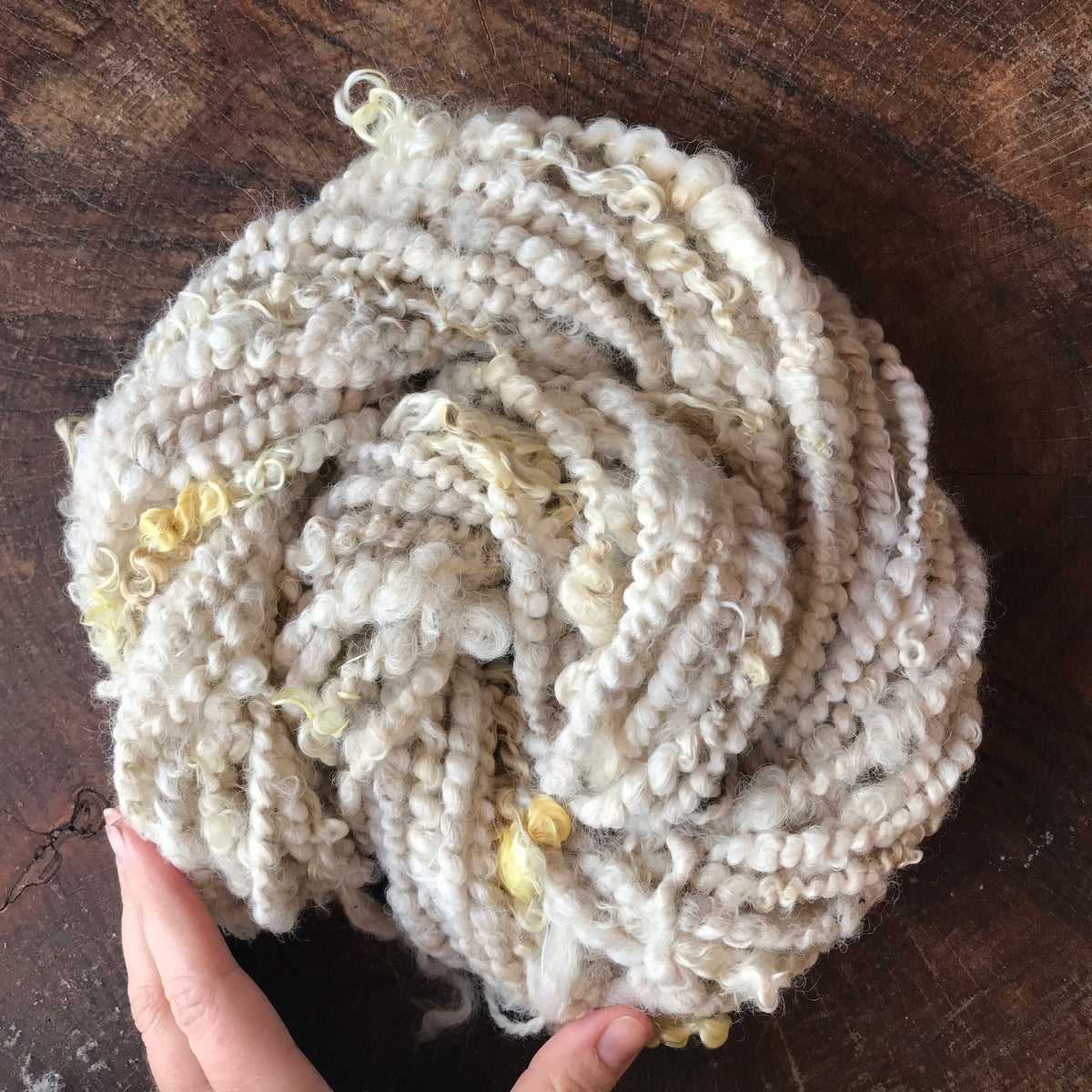 White alpaca yarn 100g - Mynoush