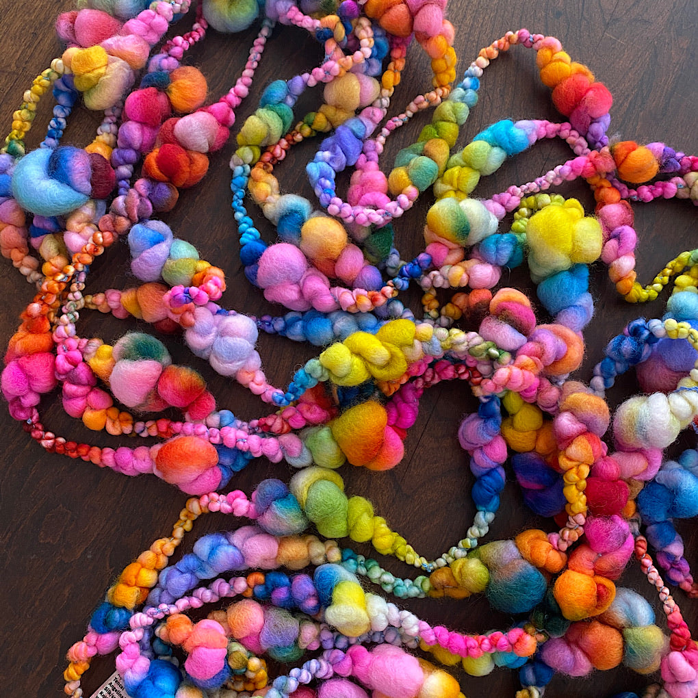 Custom Jumbo Boucle - Over the rainbow