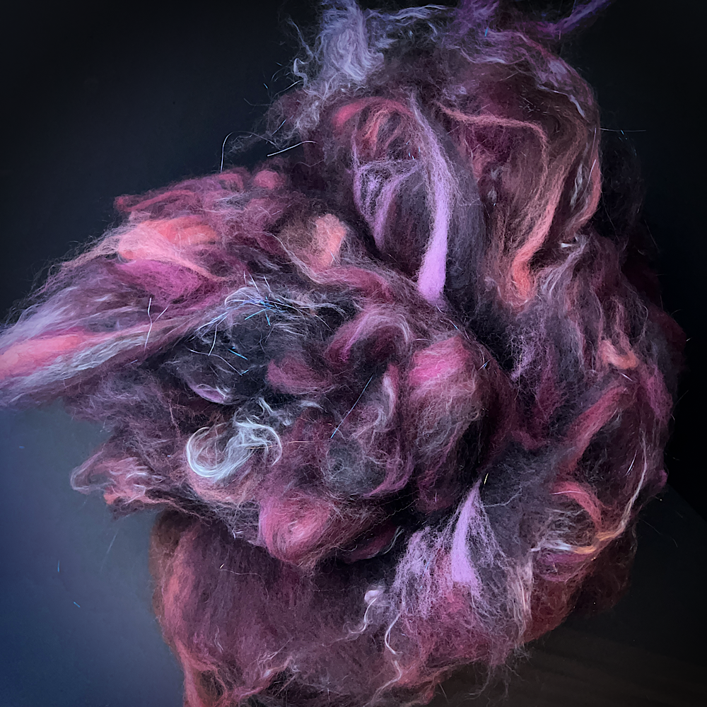 Batt for spinning yarn