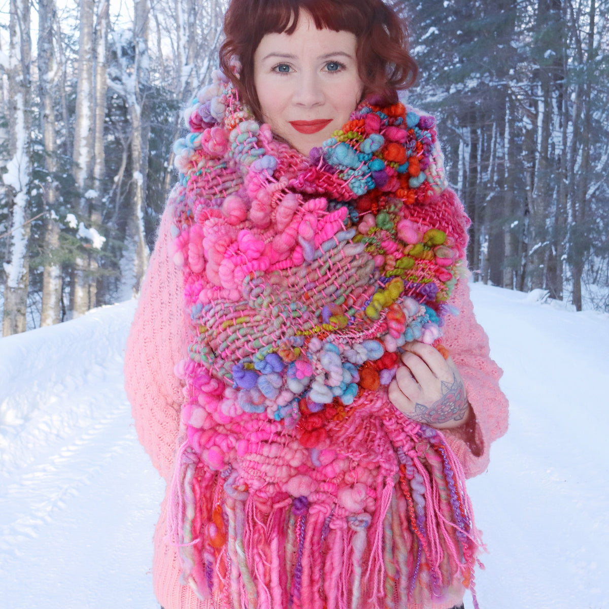 Rainbow scarf Foulard arc-en-ciel - Mynoush