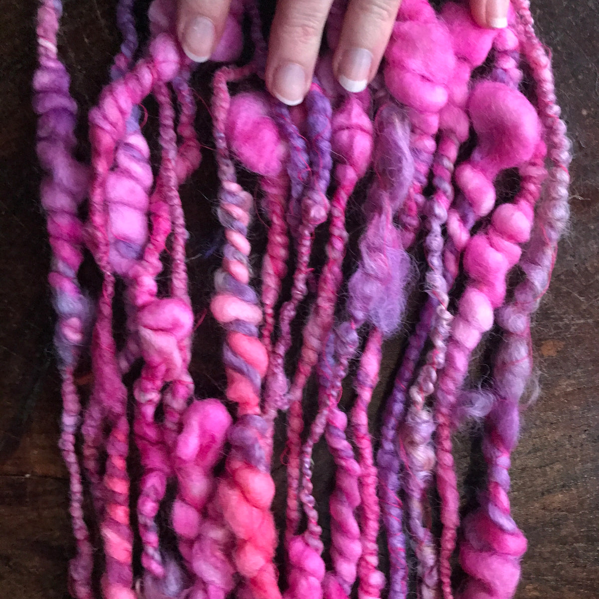 Pink art yarn 85g - Mynoush