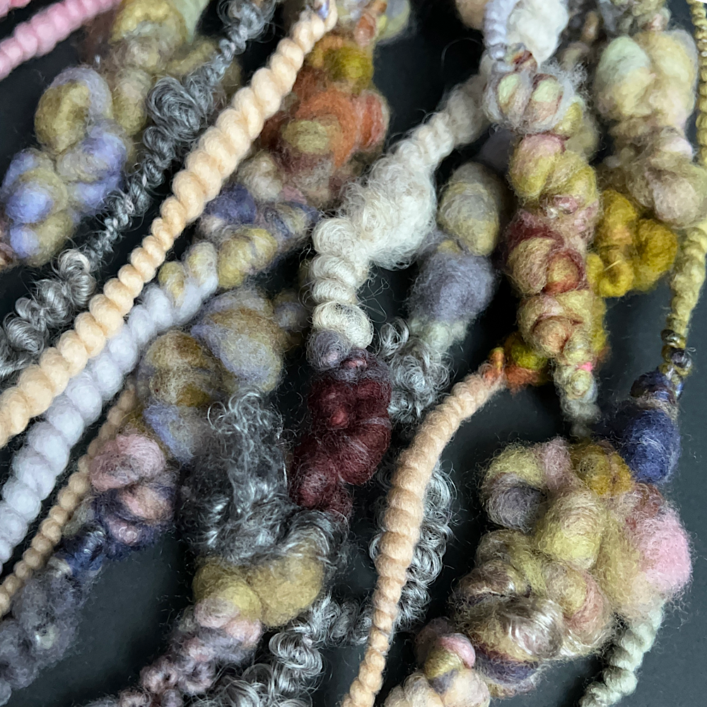 Hand spun art yarn