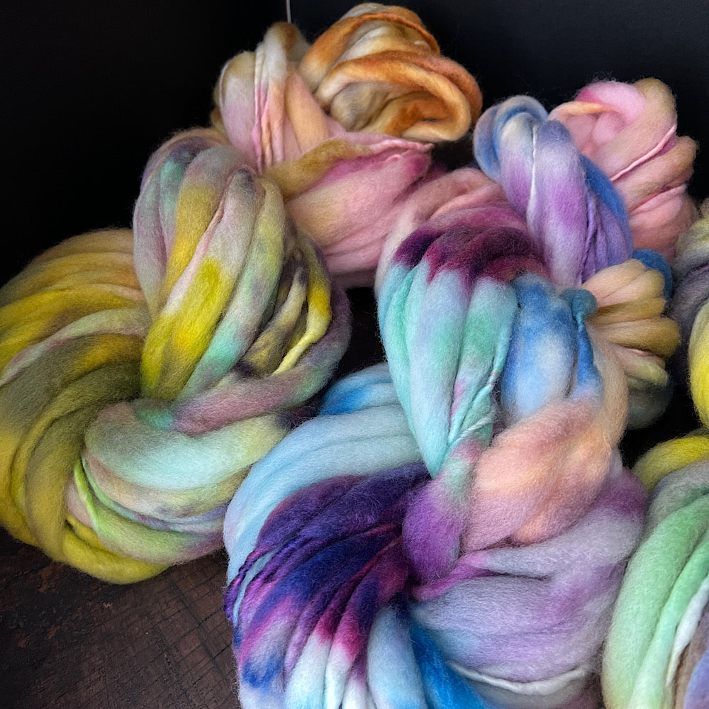 Fluffy yarn set of 3 skeins
