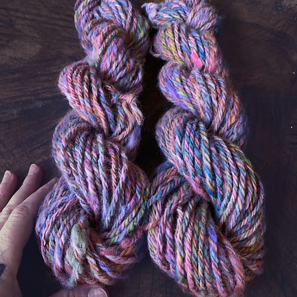 Hand spun alpaca yarn 7