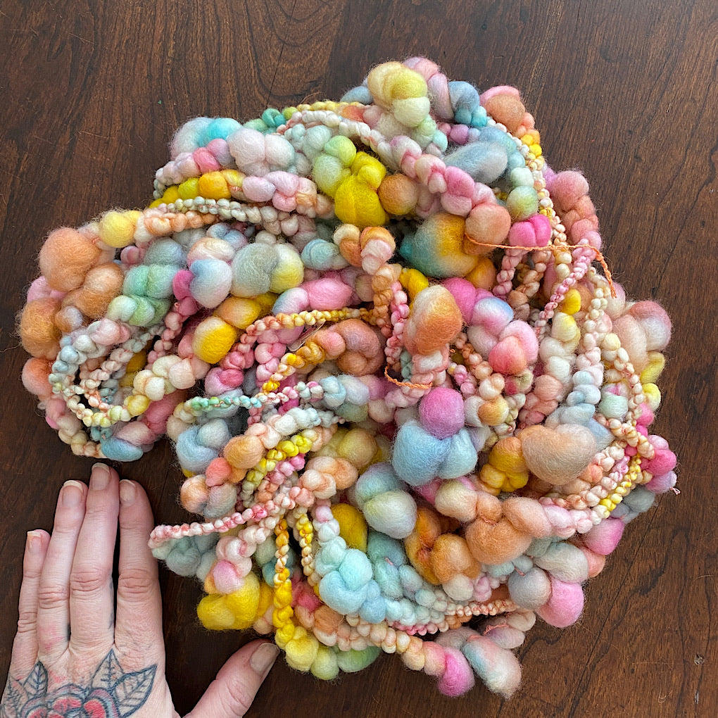 Hello sunshine Jumbo boucle Art yarn