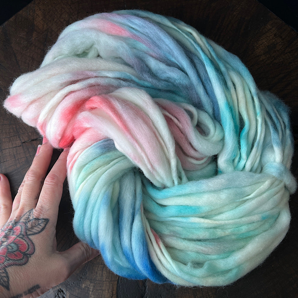 Fluffy yarn set of 3 skeins