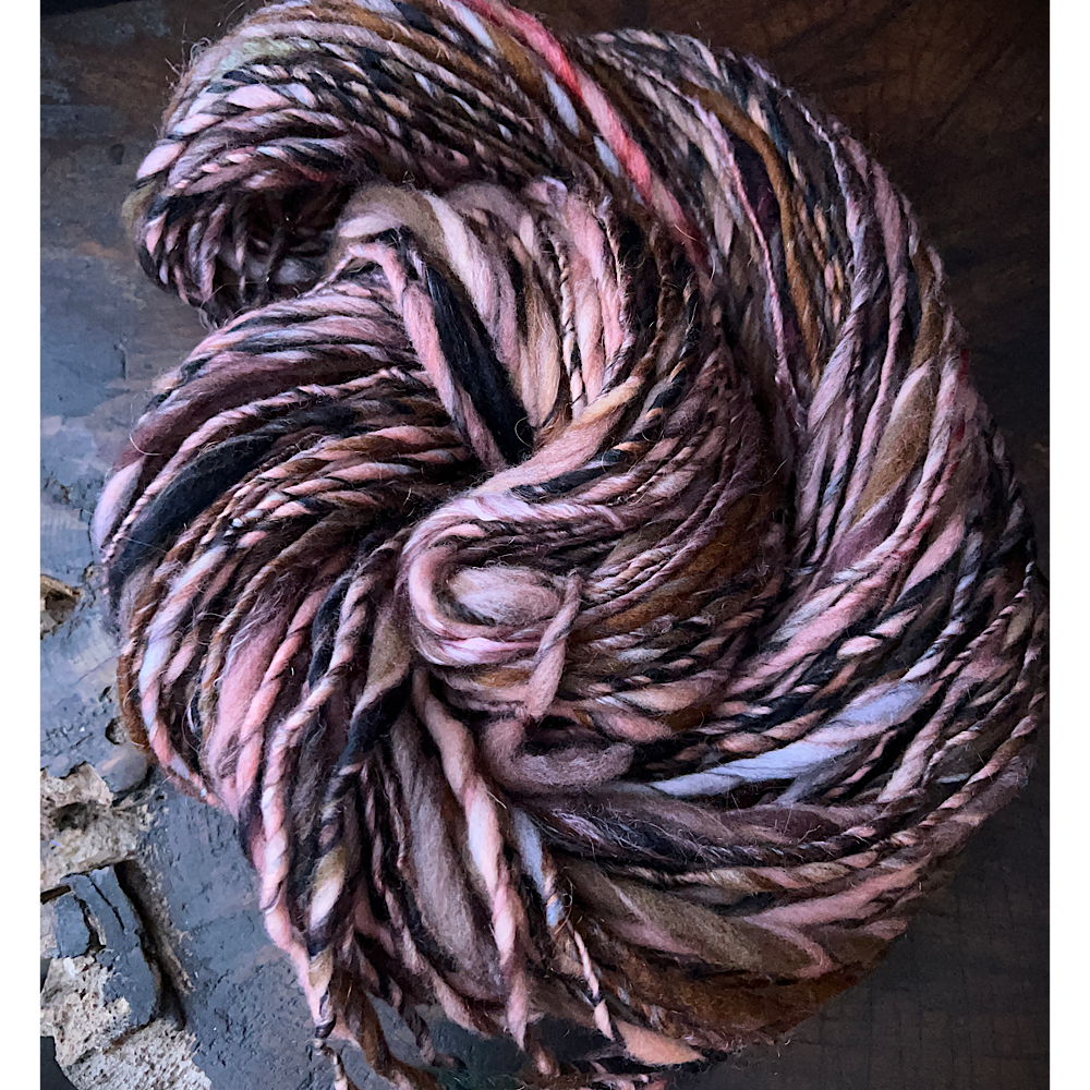Hand spun yarn single