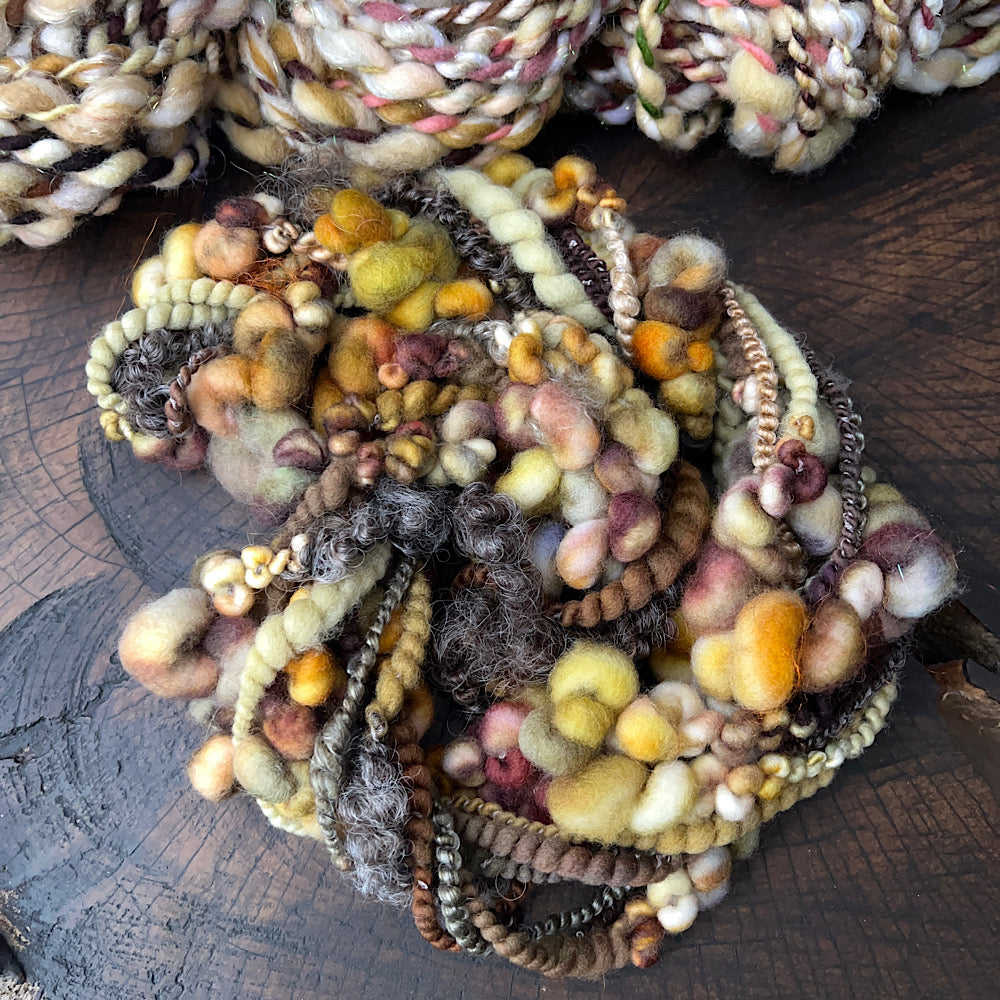 Art yarn duo for weaving 4.7 oz