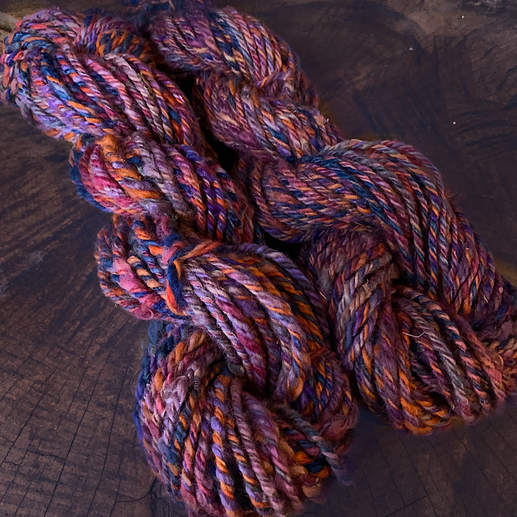 Hand spun alpaca yarn 11
