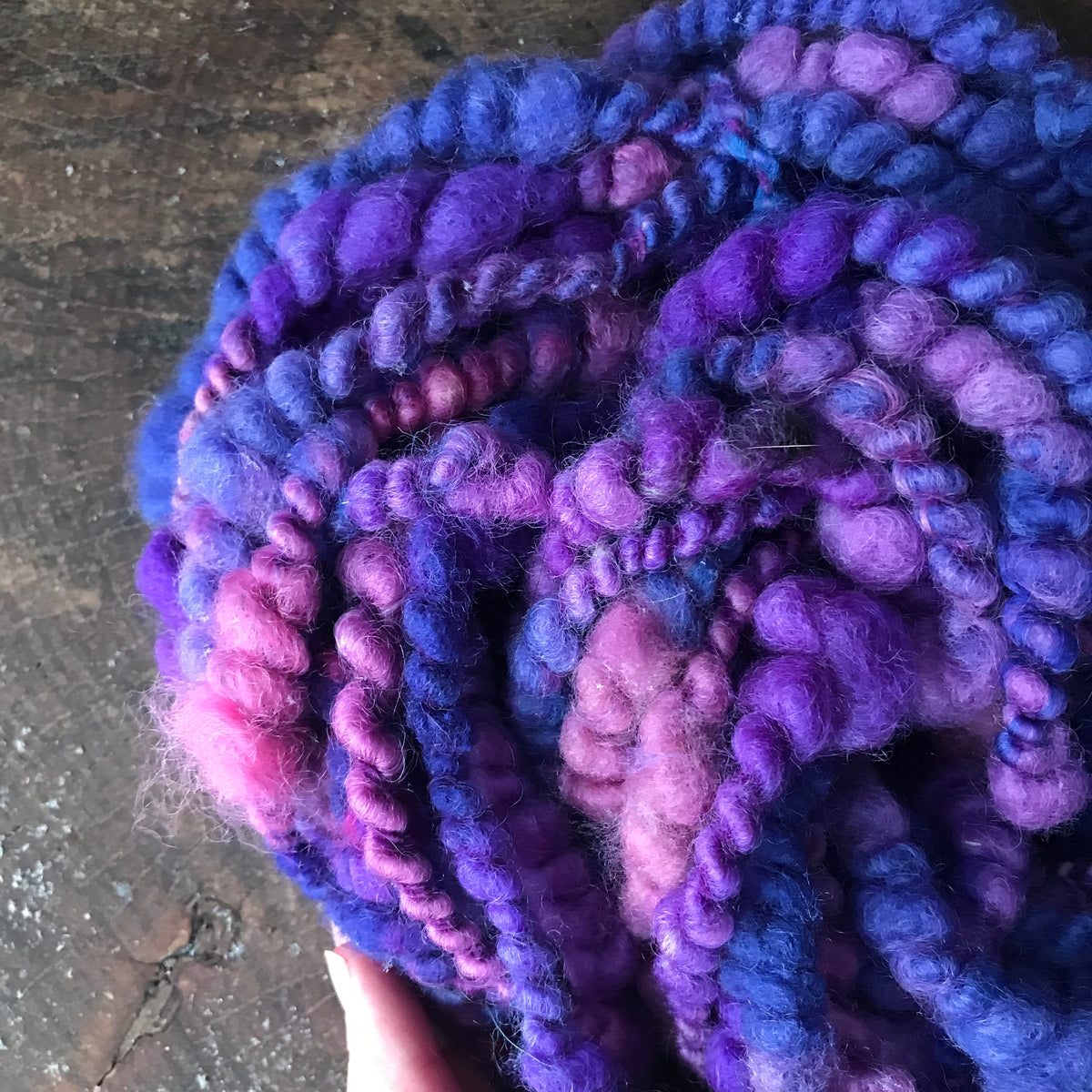 Purple art yarn 70g - Mynoush