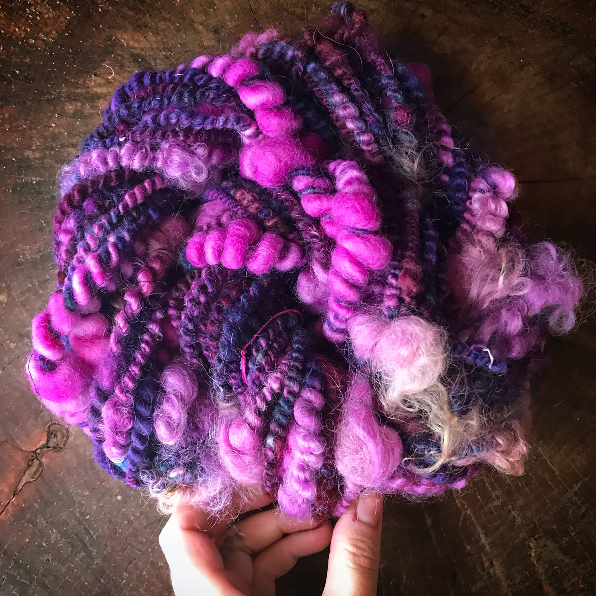 Purple art yarn 100g 20y - Mynoush