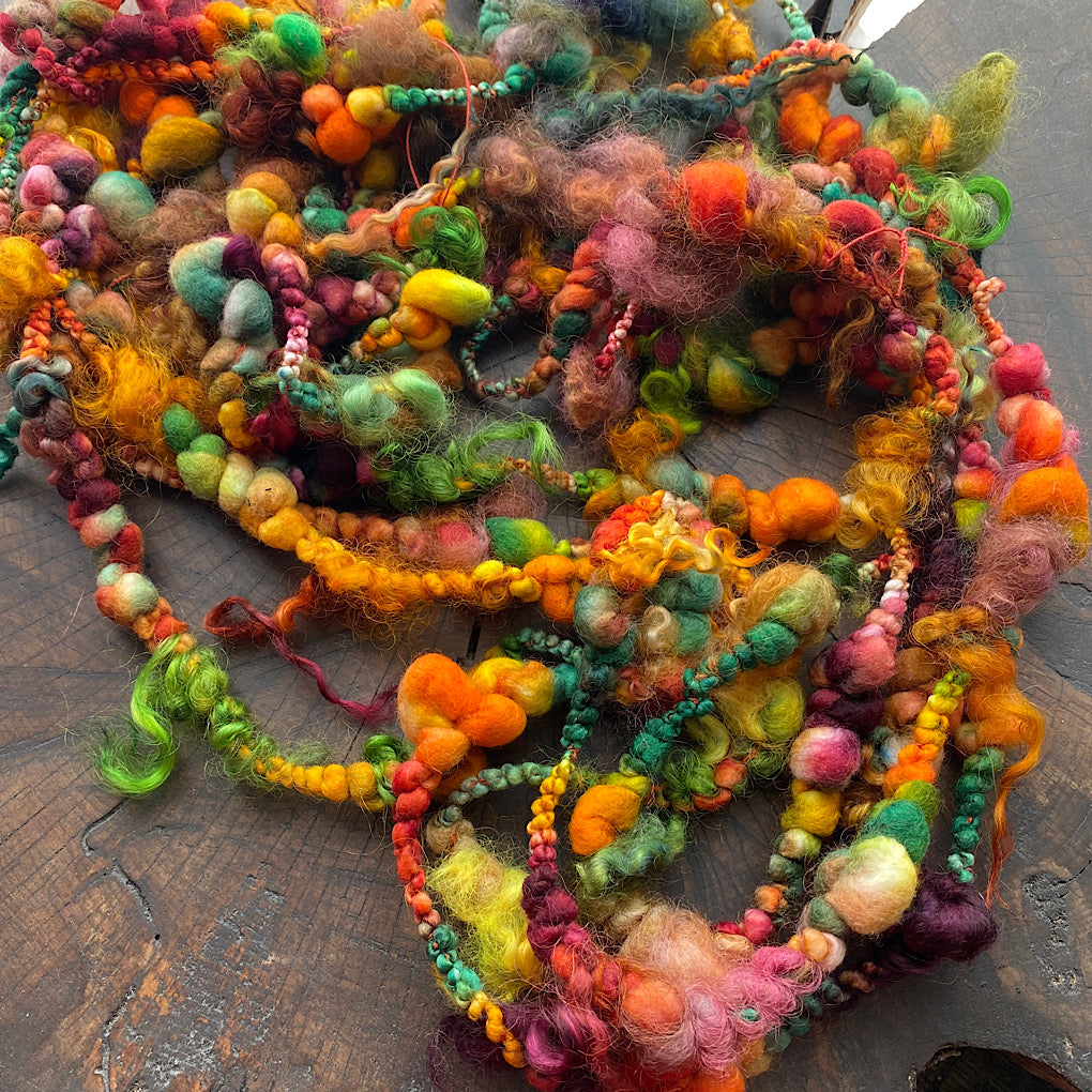 Cornucopia jumbo boucle art yarn with locks