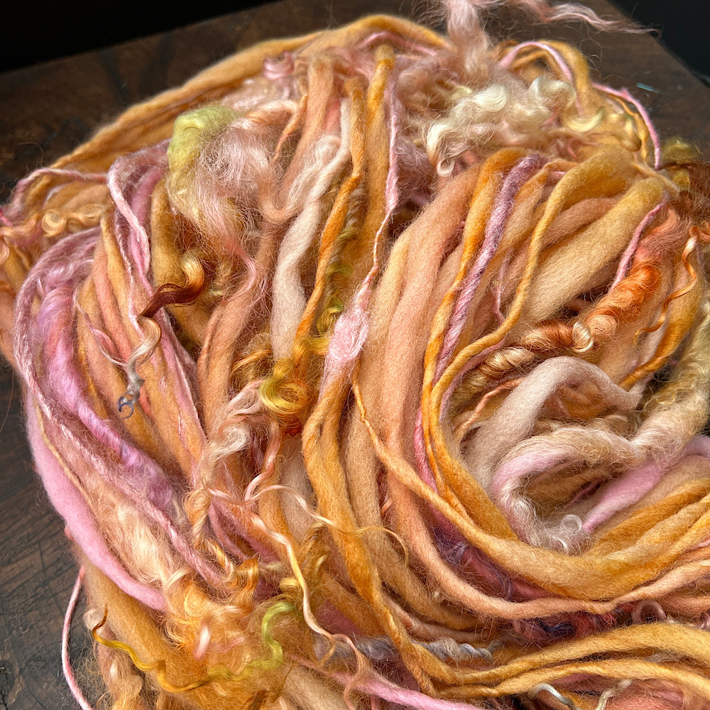 Honey swirls - single art yarn