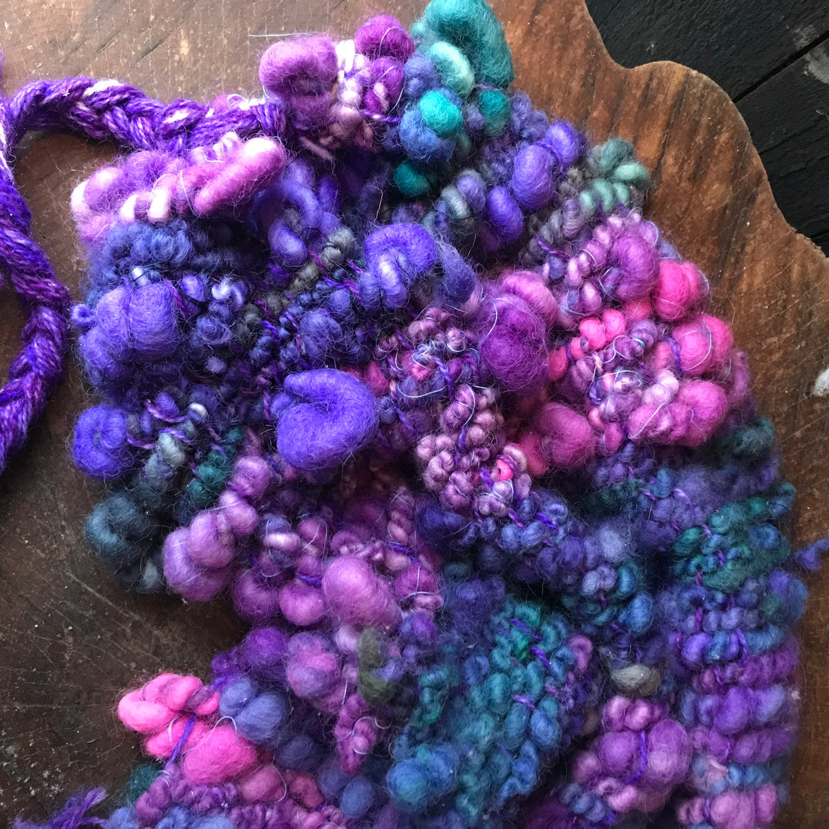 Purple cowl Col mauve - Mynoush