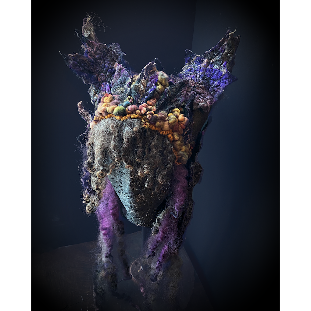 Forest spirit- felted hood
