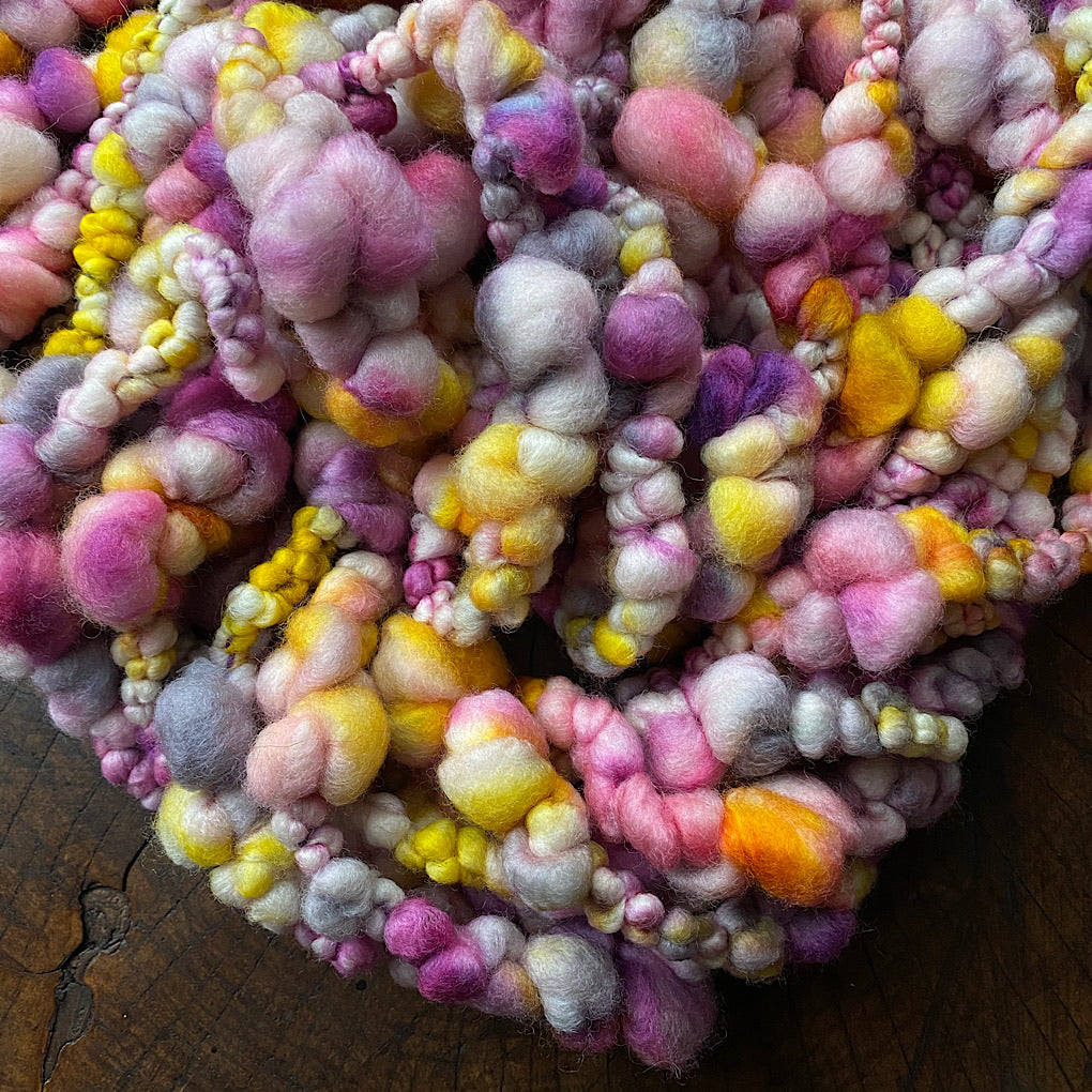 Orchid Jumbo boucle art yarn