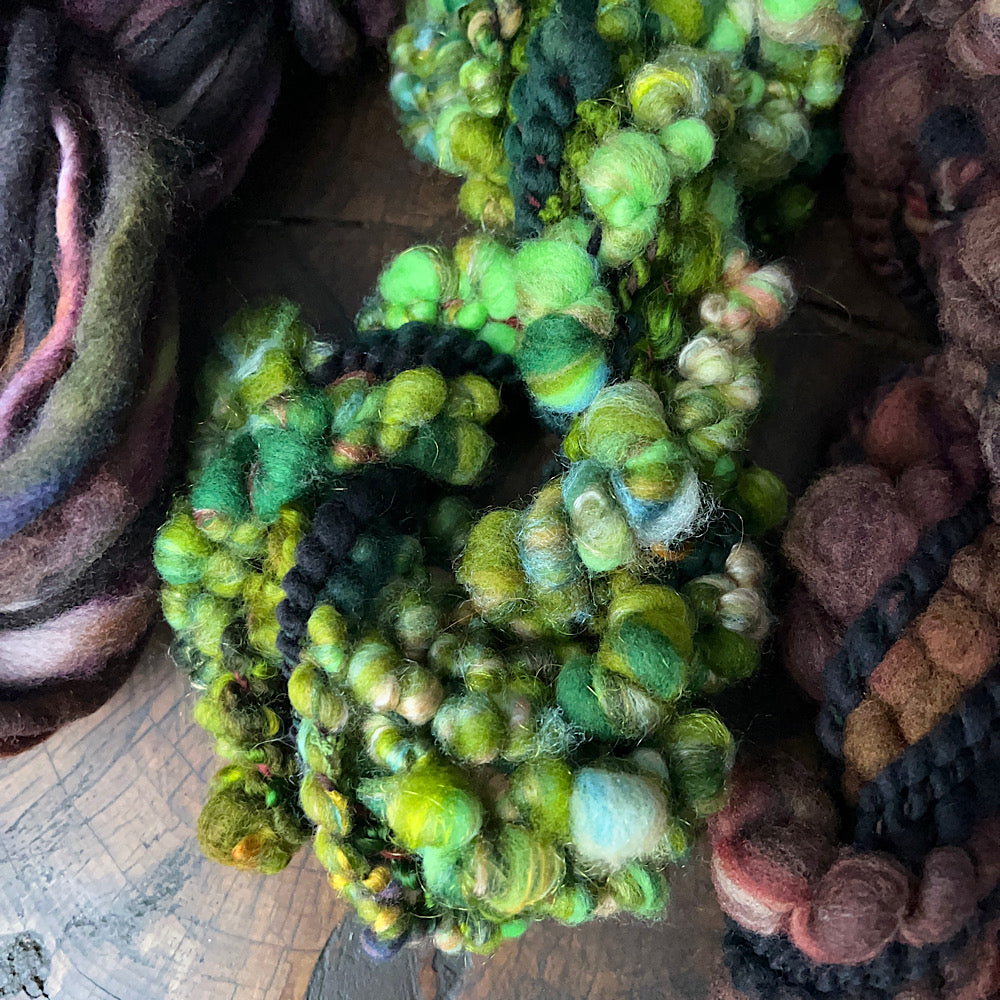 Art yarn trio for weaving 5.2 oz