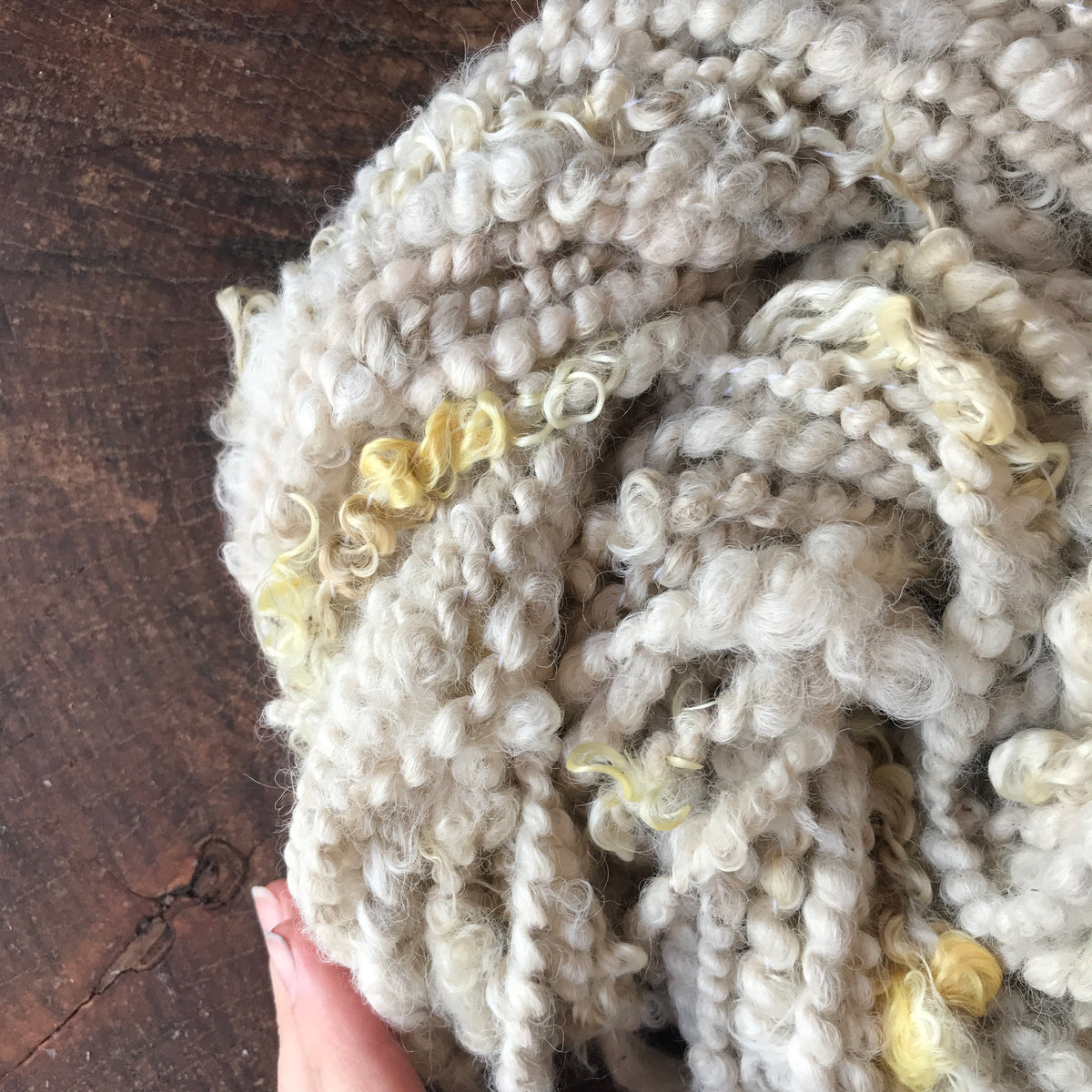 White alpaca yarn 100g - Mynoush