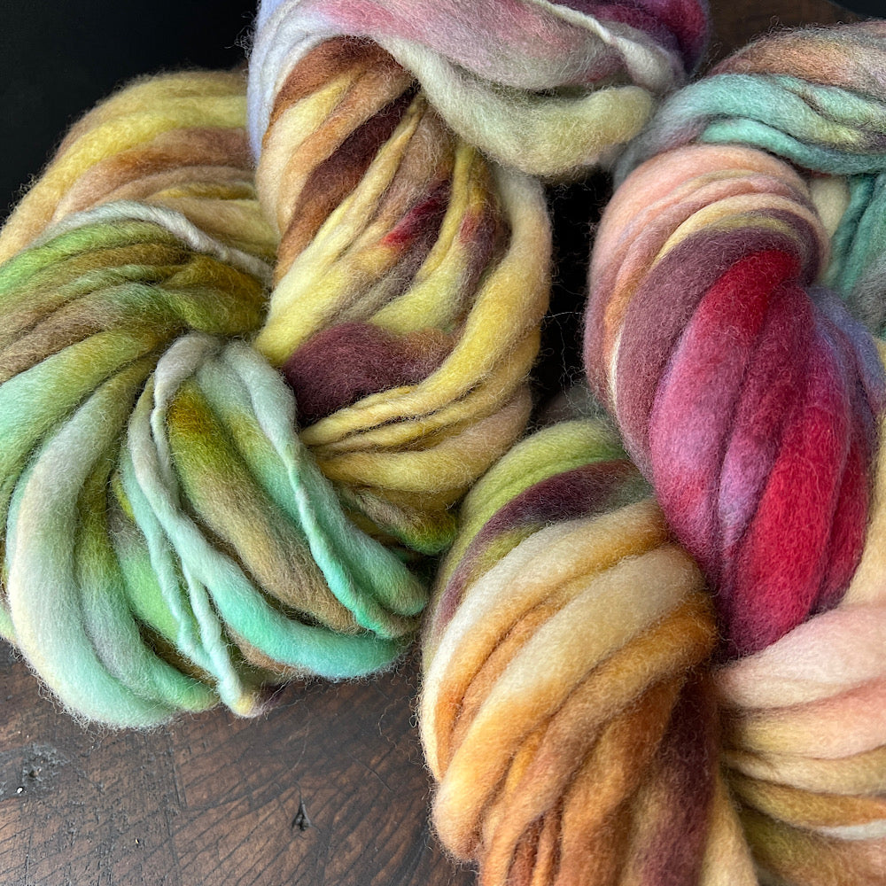 Fluffy yarn set of 3 skeins