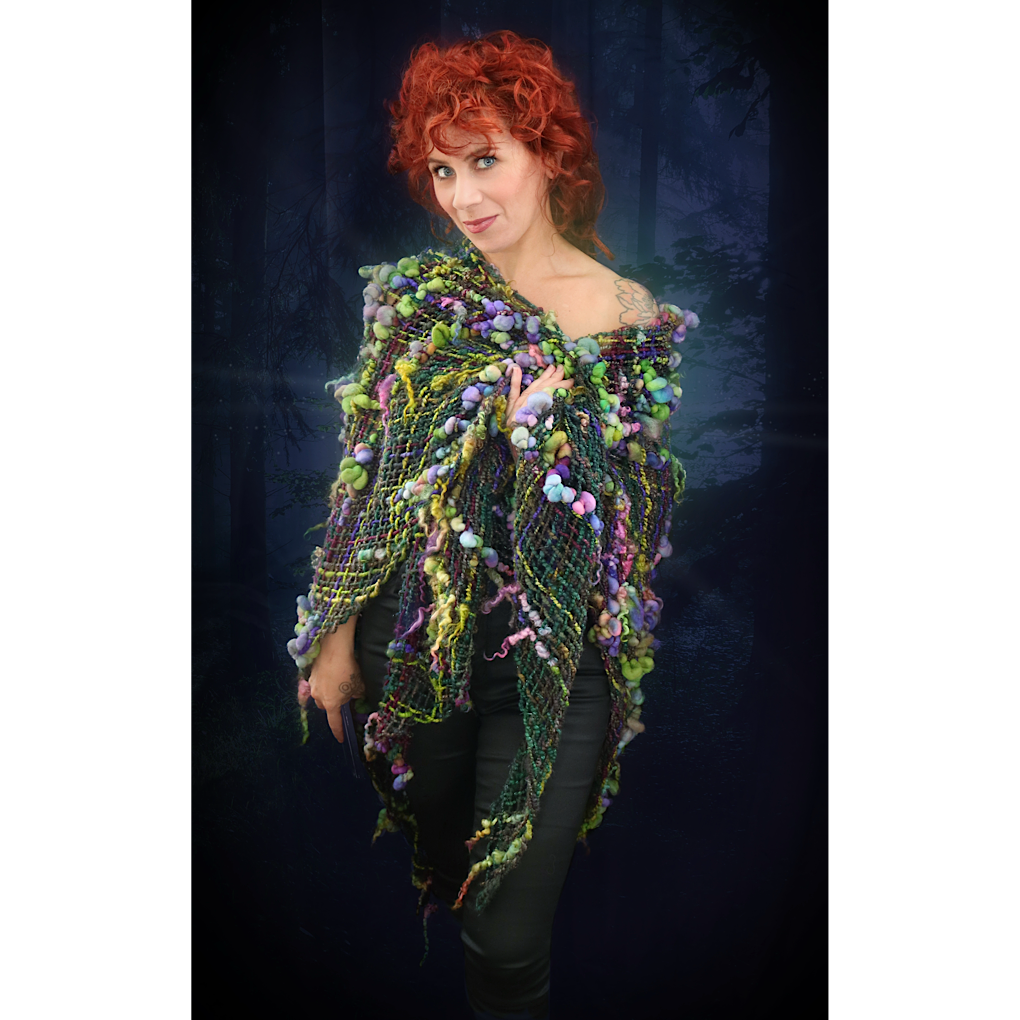 AURA merino silk Shawl