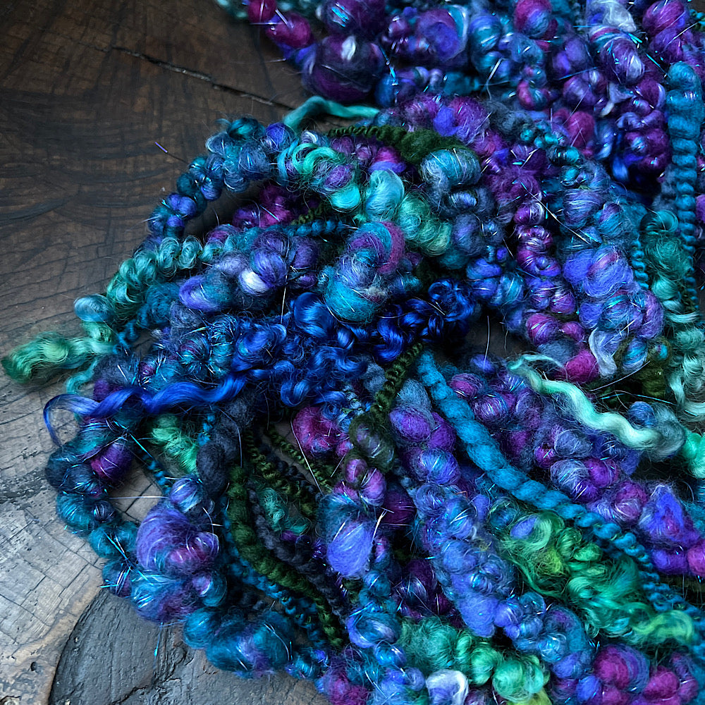 Turquoise rays signature art yarn
