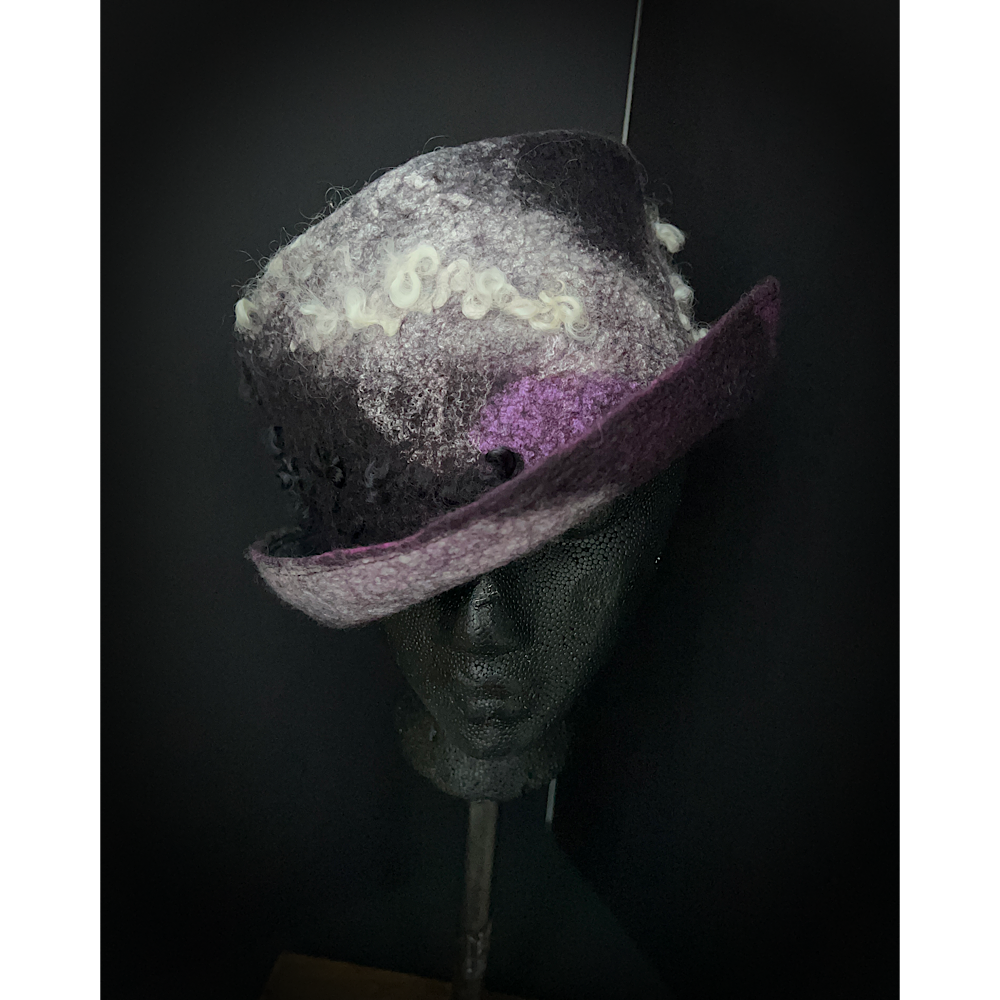 Felted top hat  - 22 3/4”