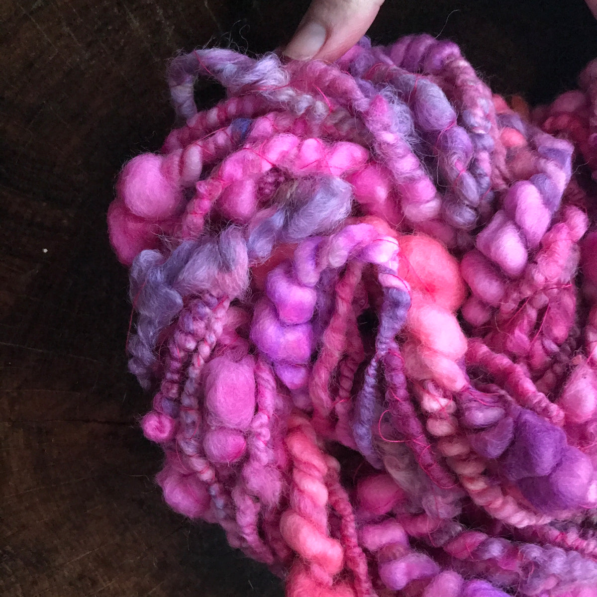 Pink art yarn 85g - Mynoush