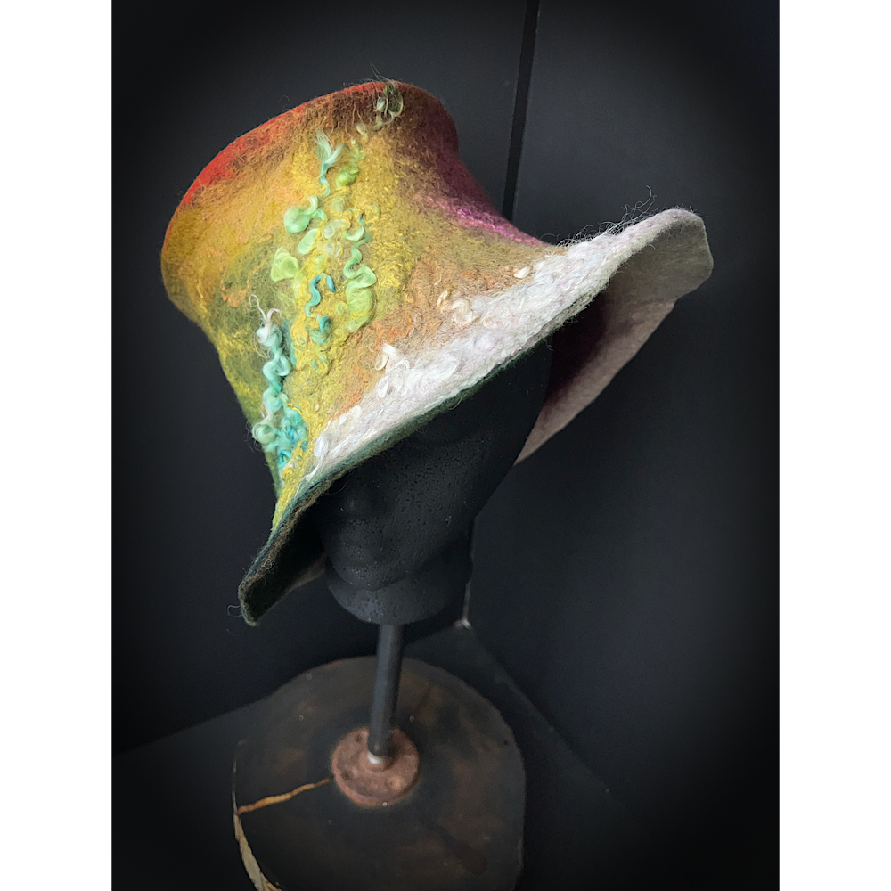 Felted bucket hat  - 24”