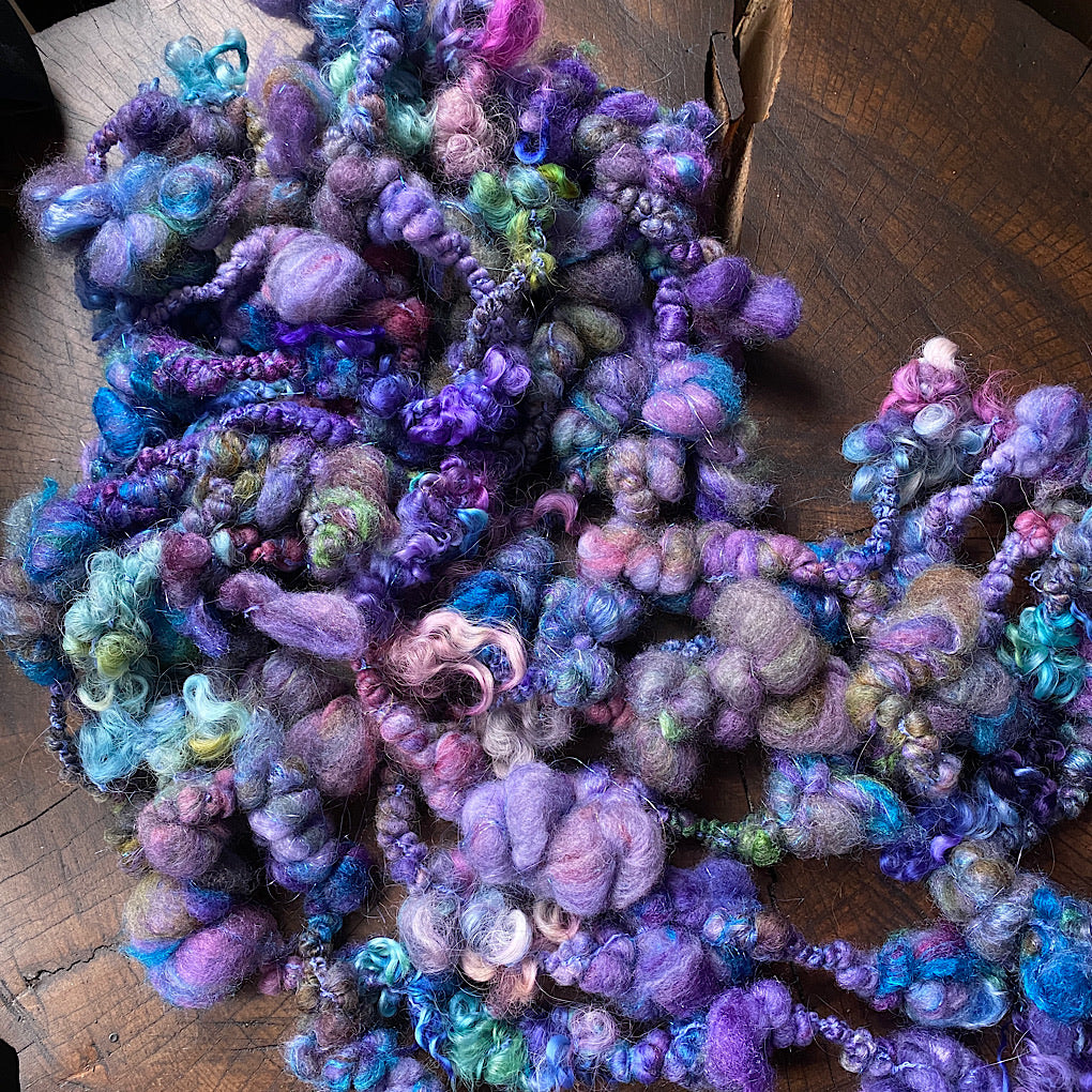 Aurora - Fluffy sparkly giant art yarn