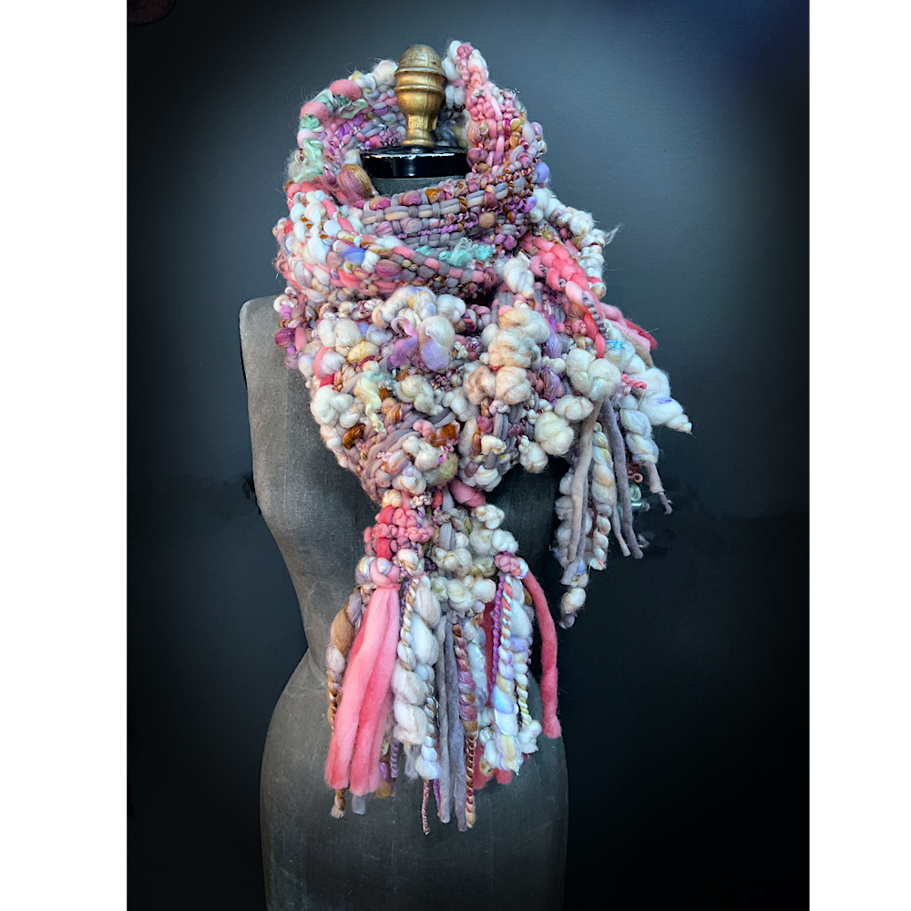 Woven scarf 91” X 9”