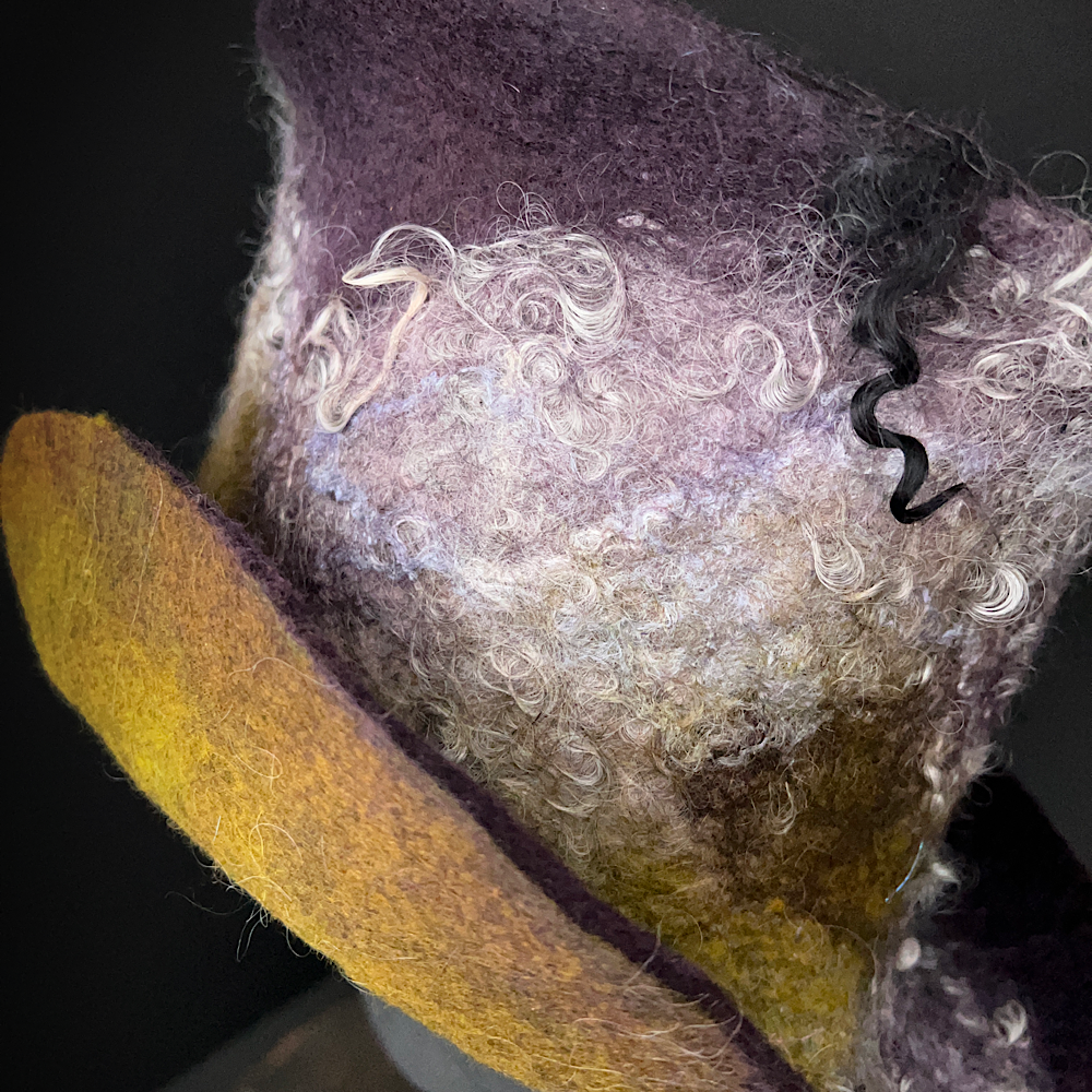 Felted top hat  - 23” 1/4