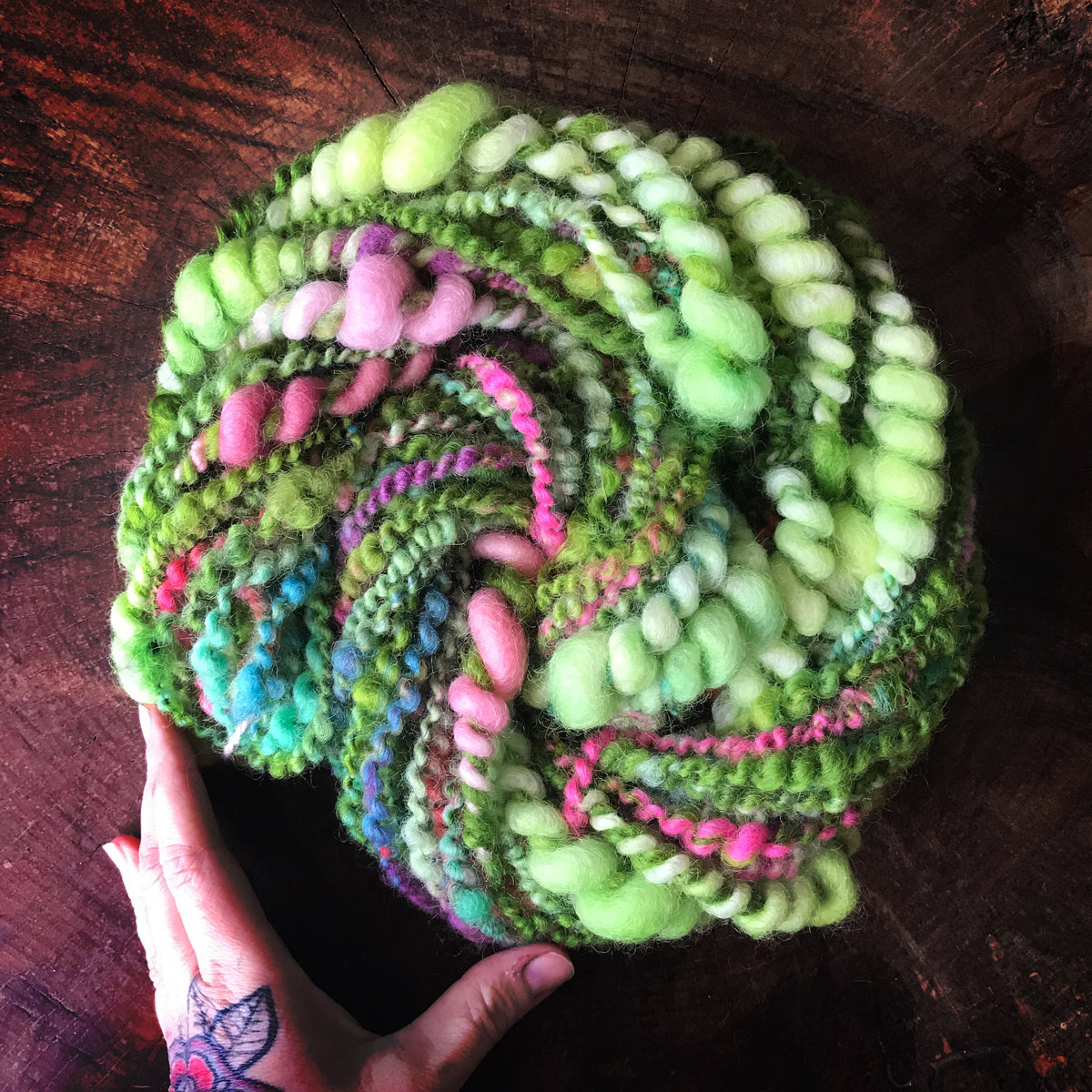 Green art yarn 100g - Mynoush