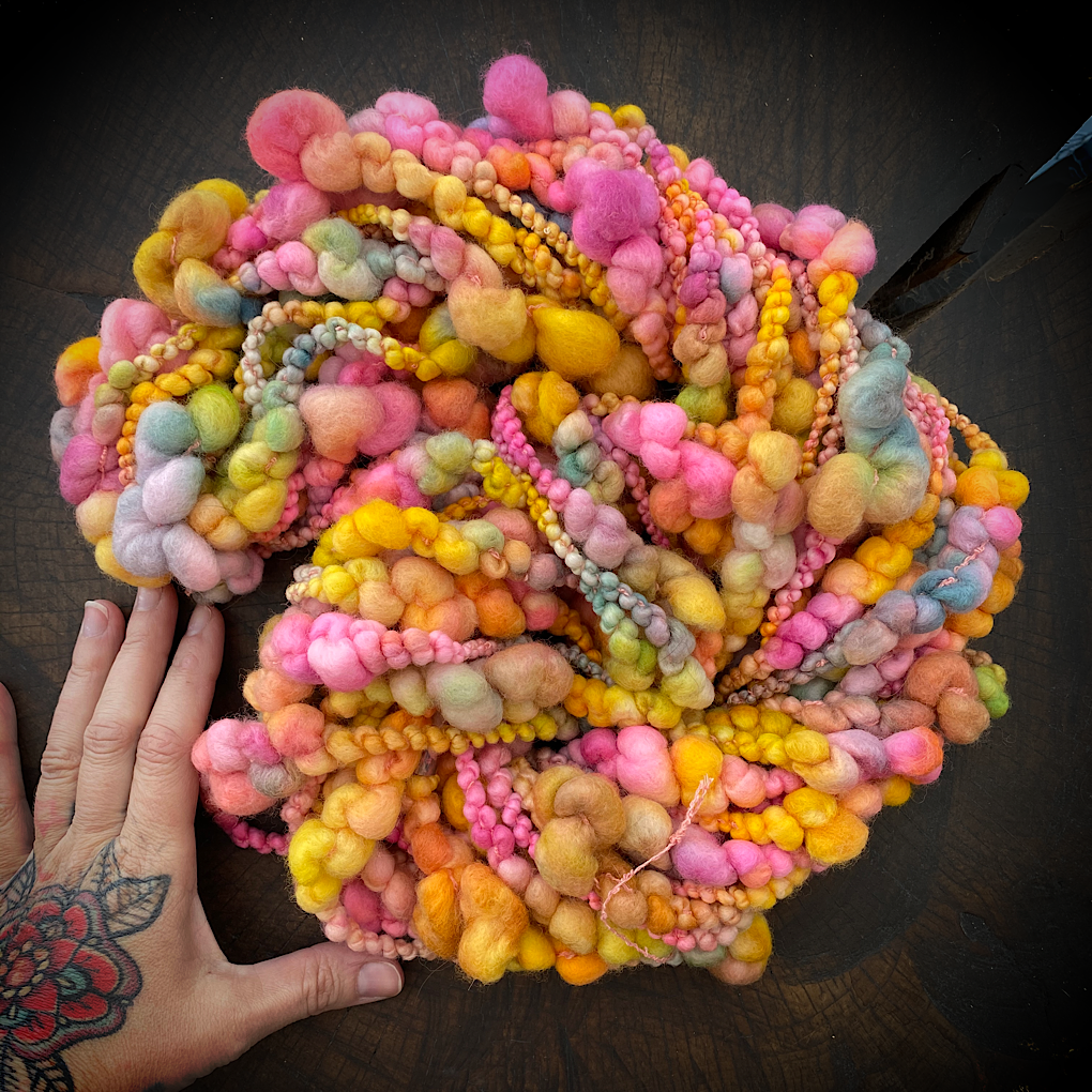 Hello sunshine Jumbo boucle Art yarn
