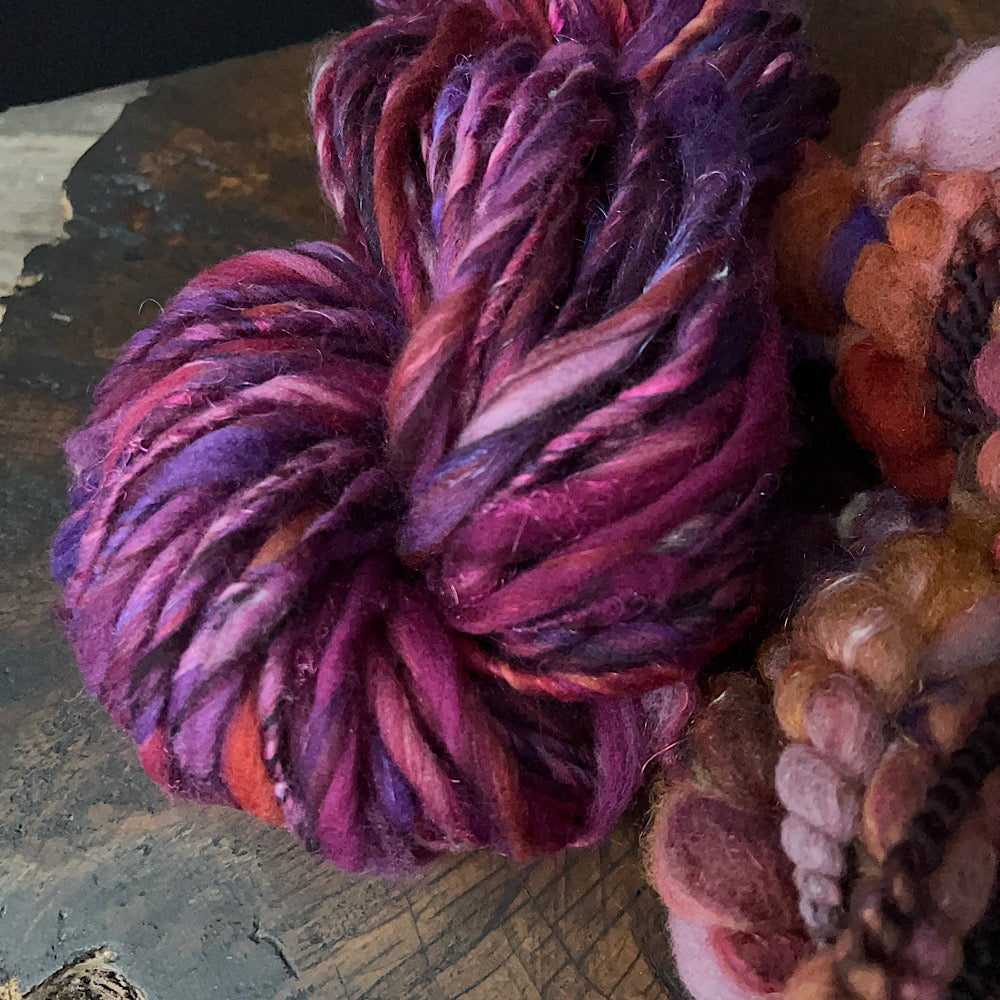 Art yarn trio for weaving 5.1 oz