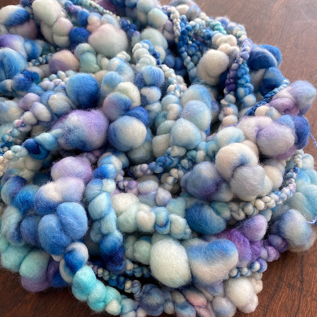 Denim Jumbo boucle art yarn