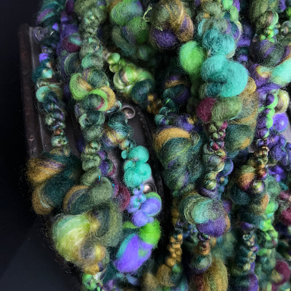 Your green art yarn set