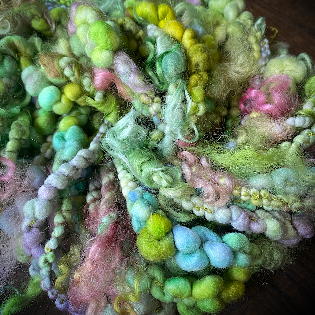 Frais du jardin  Art yarn