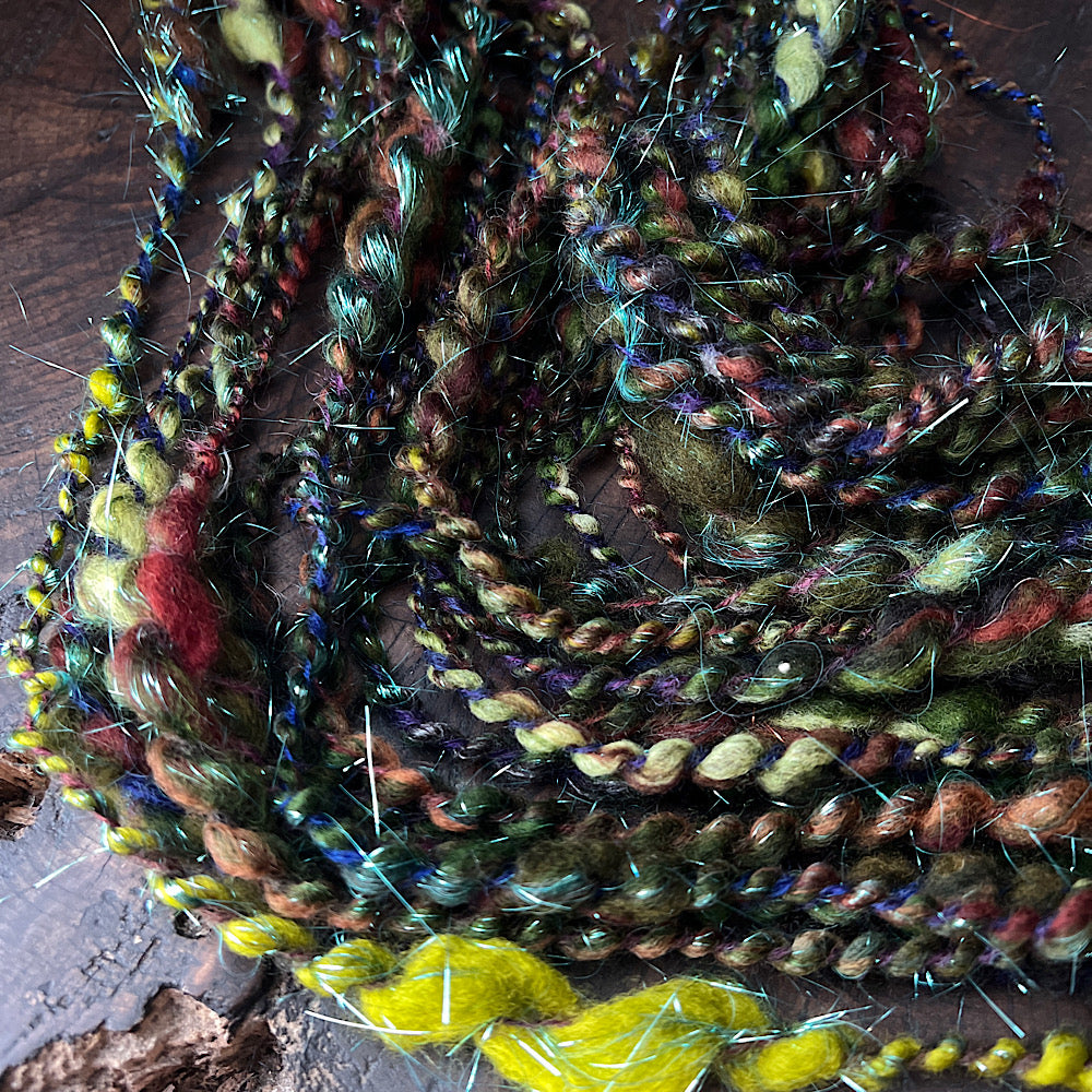 Woodland spiral yarn