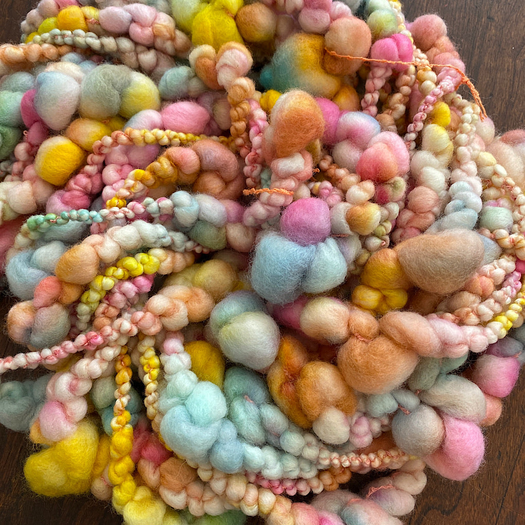 Hello sunshine Jumbo boucle Art yarn