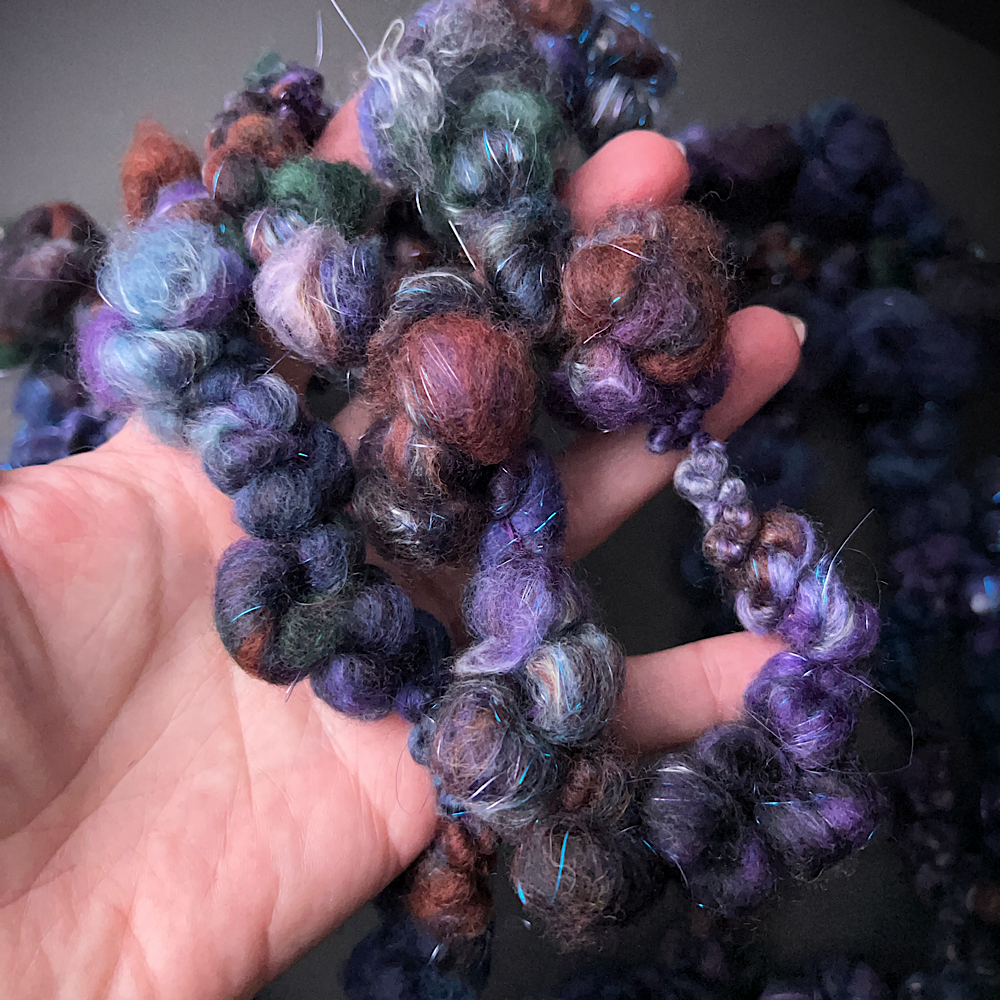 Large Art yarns kit for weaving 14 oz