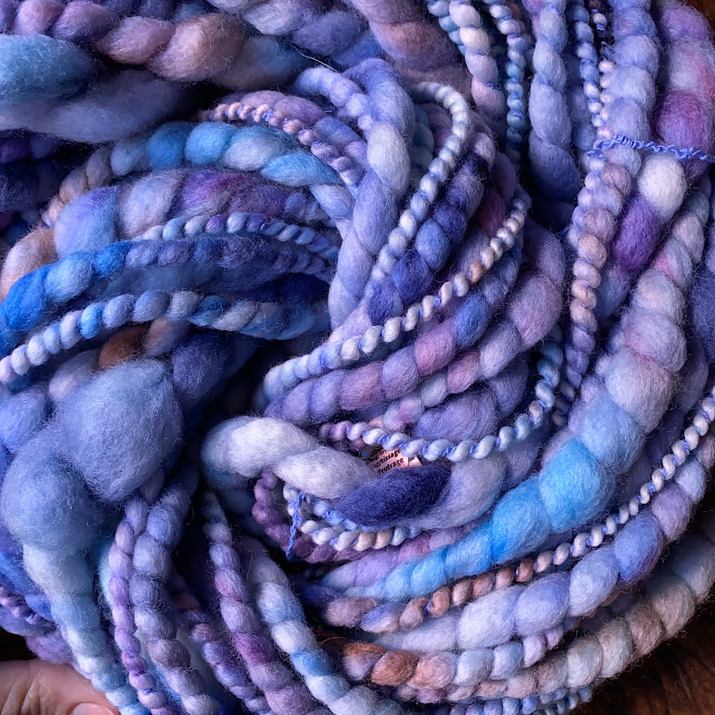 Lake side jumbo spiral merino yarn
