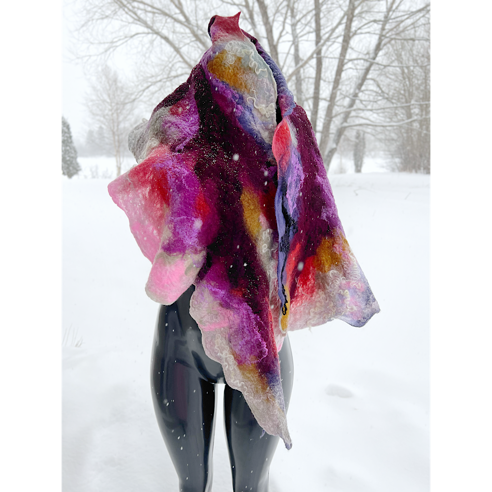 Felted scarf 2023