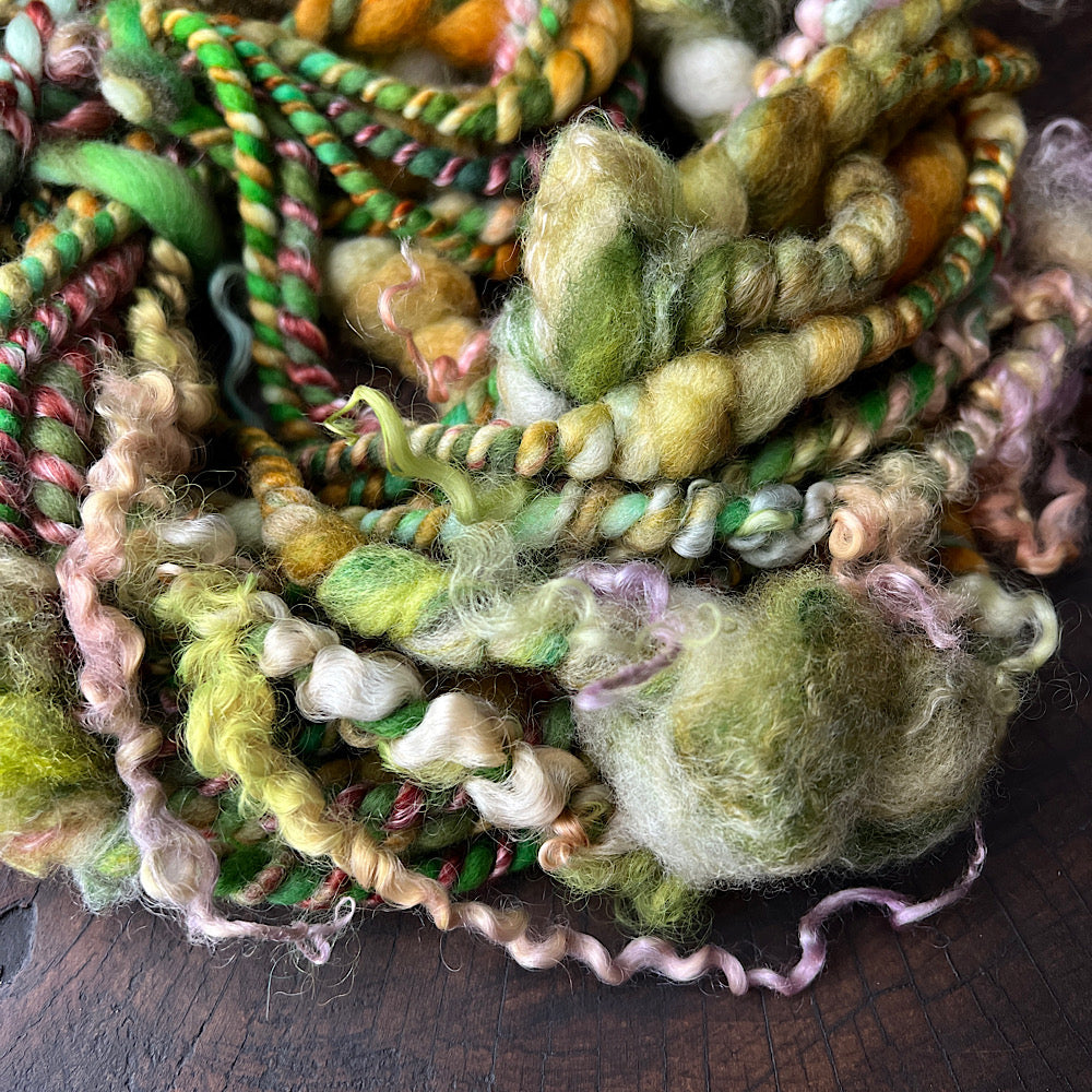 Spring salad - art yarn