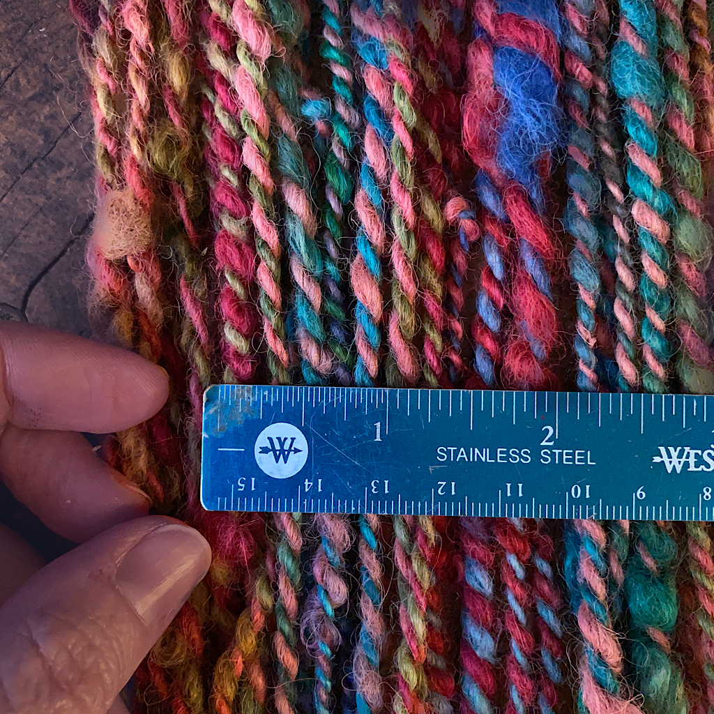 Hand spun alpaca yarn 2