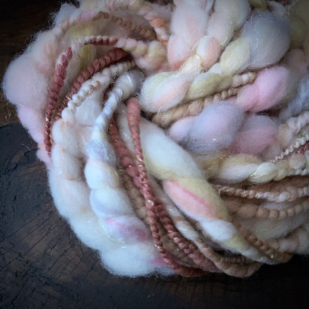 Art yarn for weaving and knitting