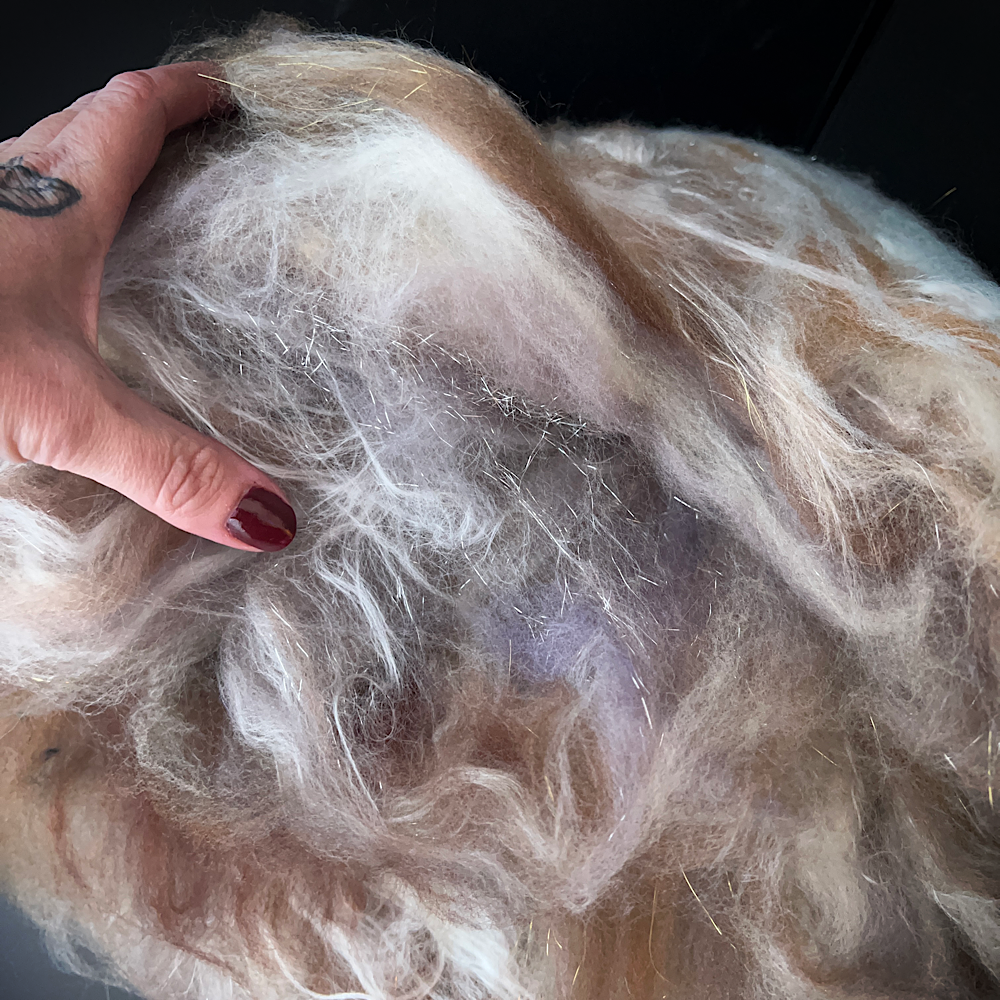 Batt for spinning yarn