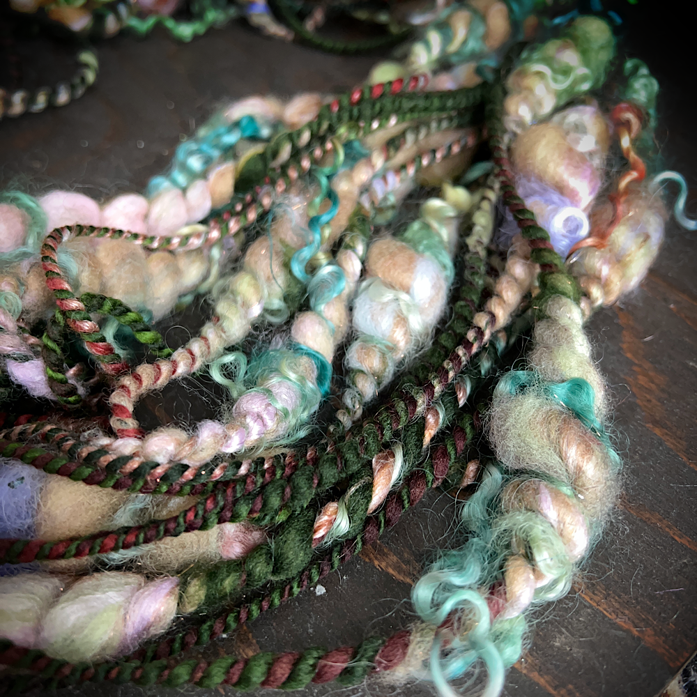 Hand spun art yarn